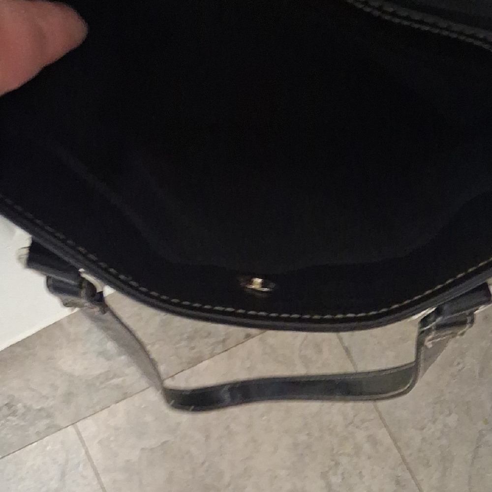 Rosetti Black Handbag with Front Pocket - Picture 6 of 8